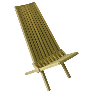 GloDea Foldable Outdoor Lounge Chair X45, Avocado, By Ignacio Santos