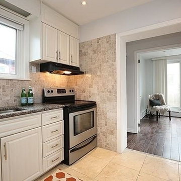Partial Home Stage - Before + After - 375 O'Connor Drive, Toronto, Ontario