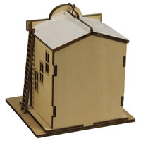 Ginger Cottages Santa's North Pole Express Box Car - Illuminated