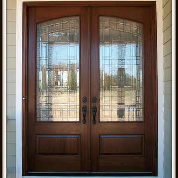 Leaded Glass Entry