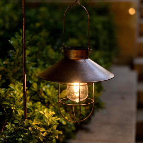 2Pack Solar Metal Hanging Lantern