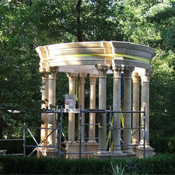 Custom Marble Garden Gazebo - Gazebos