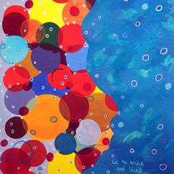 Let me watch and think, 72 x 48 in - Paintings