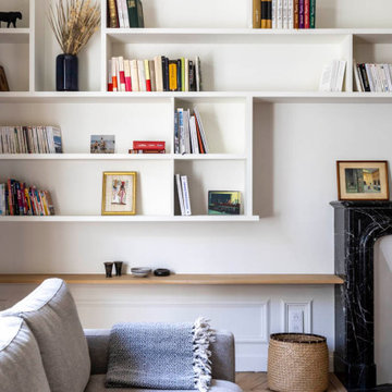 Zoom sur la bibliothèque sur mesure