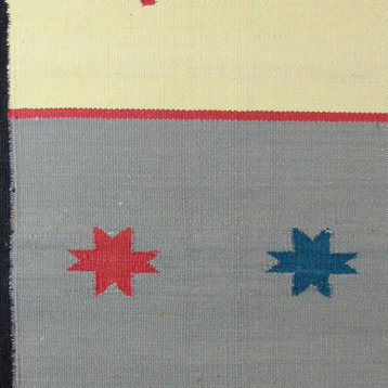 NOVICA Star Song And Cotton Rug  (4X6.5)