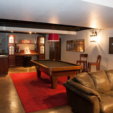 Basement Pub and Play Room