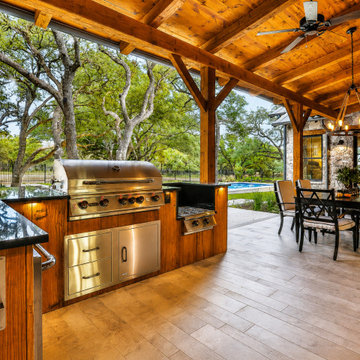 Luxury Timber Pavilion & Outdoor Kitchen