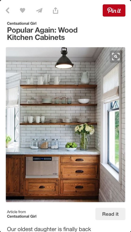 Tiling A Wall And Having Open Shelves, How To Hang Floating Shelves On Tile Wall
