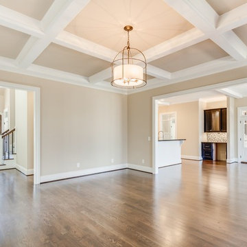 Wall to wall wood floors