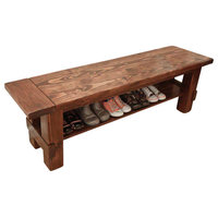 Storage Bench, Early American/Satin, 36"