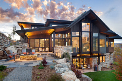 Mountain style exterior home photo in Denver