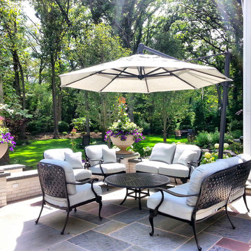 Lake Forest Outdoor Living and Dining Terrace