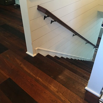 Reed Family Home - Original Face Heart Pine Flooring and Antique Hand Hewn Beams