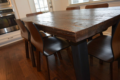 Example of an eclectic dining room design in Other