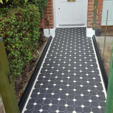 Victorian floor tiles – path – Tooting