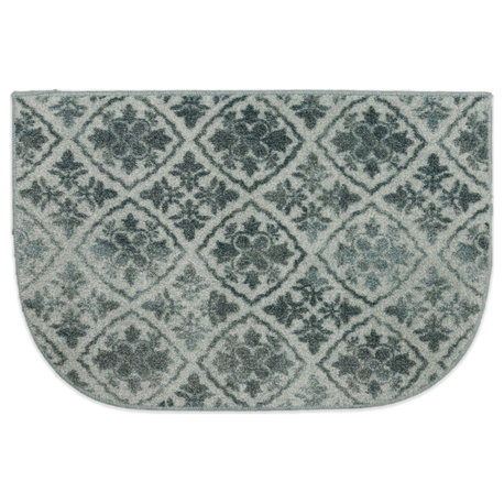 Mohawk Home Diamond Ornament Grey 1' 8" x 2' 6" Kitchen Mat