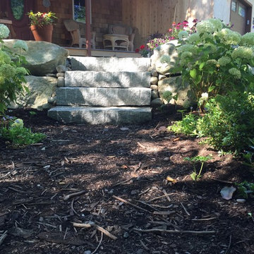 Out Door Living - Granite Steps, Naturalized Gardens