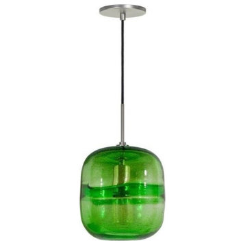 Jesco Lighting PD407-GN/BN One Light Line Voltage Pendant with Canopy