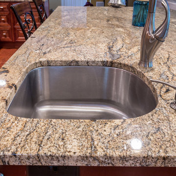 African Rainbow Granite Kitchen