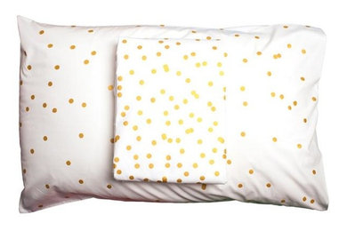 Feliz Sprinkle Sprinkle Pillowslip - Gold