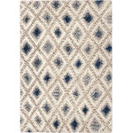 Palmetto Living by Orian - Palmetto Living by Orian Cotton Tail Pindleton Taupe Area Rug, 9'x13' - Diamonds are a decorator's best friend in the Pindleton area rug in Taupe. Softly shaded blue and grey diamonds are hugged with white in the center of a warm taupe trellis that makes this wonderful floor covering a welcome centerpiece in any room.