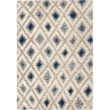 Palmetto Living by Orian Cotton Tail Pindleton Taupe Area Rug, 5'3"x7'6"