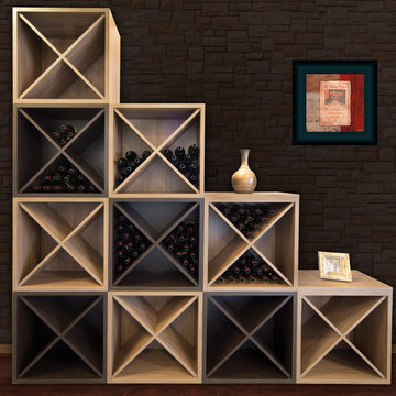 Stepped Wine Storage