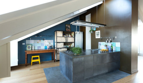 Houzz Tour: Loftlejlighed blev fornyet på et stramt budget
