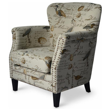 Phoebe Accent Chair, Cream