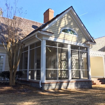 White Screen Tight system Screen Porch