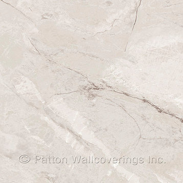 Norwall Wallcoverings LL29530 Illusions 2 Carrara Marble Wallpaper Taupe
