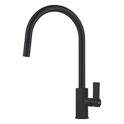 Grifo Maris Pull Down Nozzle Black Mat - Kitchen Fixtures