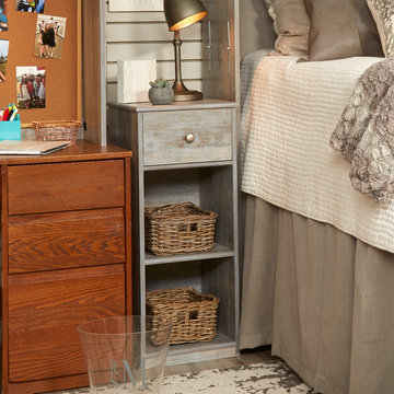 Restoration Wood Bedside Cubby