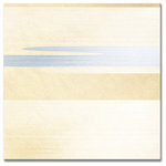 Ready2HangArt - Ready2HangArt 'Gilt Mod XXXIV' Wrapped Canvas Wall Decor, 20"x20" - Glimmering and shimmering this Mid Century Modern wall art Decor, 'Gilt Mod XXXIV', will add an abstract feel to any modern room.  With the stunning look of gold and sweeping lines, it will never fail to make a statement.