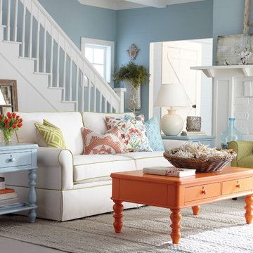 HGTV HOME Custom Upholstered Sofa by Bassett Furniture