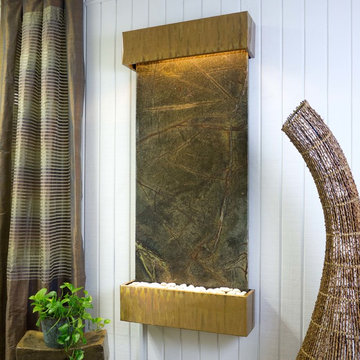 Bluworld Classic Quarry Nojoqui Falls Rainforest Green w/ Copper Patina Trim