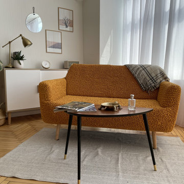 Mango Loveseat 2 Seater Slipcover | Microfibra Collection | Interior design