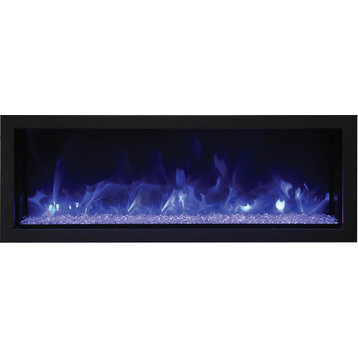 45" X-Slim Indoor or Outdoor Electric Built-in only with black steel surround