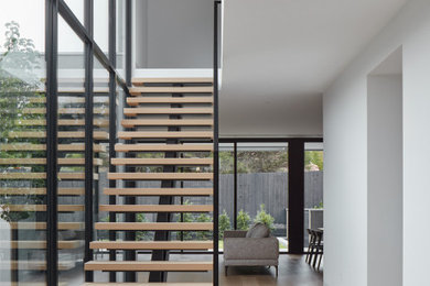 Photo of a modern staircase in Melbourne.