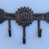 Large Wrench Workshop Wall Hanger Hooks Cast Iron Embossed Metal