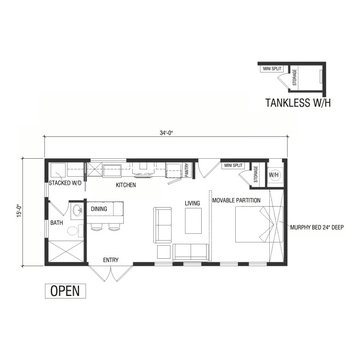 The Carmel+ by Perpetual Homes - Floor Plan (ADU)