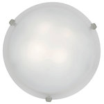 Access Lighting - Mona 16" Flush Mount, White Glass Shade - Access Lighting is a contemporary lighting brand in the home-furnishings marketplace. Access brings modern designs paired with cutting-edge technology, at reasonable prices.