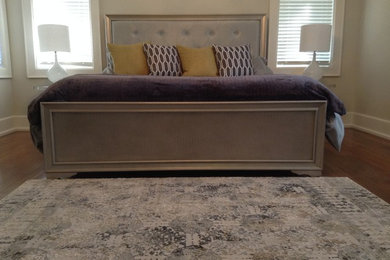 Inspiration for a transitional bedroom remodel in Montreal