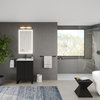 The Bradford Bathroom Vanity, Black, 24", Single Sink, Freestanding