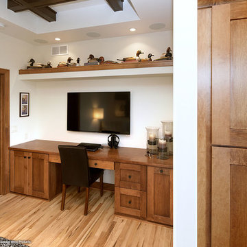 Door style: Pendleton W | Species: Maple | Finish: Harvest, Autumn