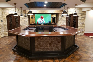 Home bar - home bar idea in St Louis