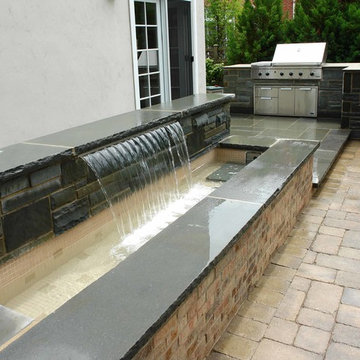 Outdoor Fireplace Living Area