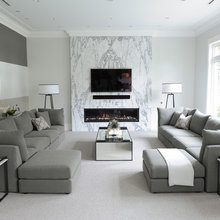 living room with furniture