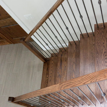 Project #44 | Contemporary Staircase with Skylit Stairwell