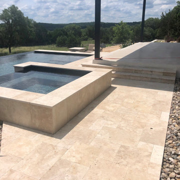 Double Vanishing Edge Pool and Spa